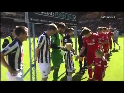 West Brom Mascot wont Shake Steven Gerrards Hand