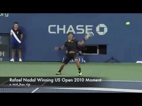 Rafael Nadal vs Novak Djokovic US Open 2010 Championship Final winning moment
