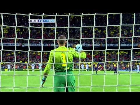 Gol de Lionel Messi (1-1) en el FC Barcelona - Real Madrid