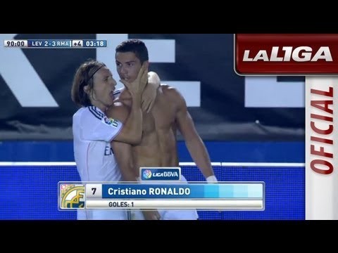 Gol de Cristiano Ronaldo (2-3) en el Levante UD - Real Madrid - HD