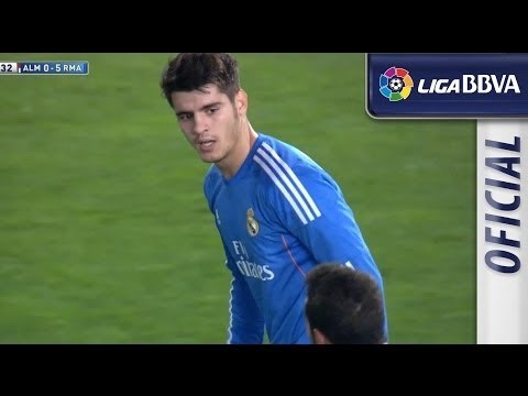 Gol de Morata (0-5) en el UD Almería - Real Madrid - HD