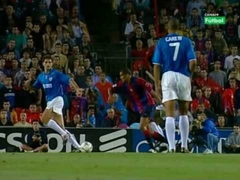 Goles Rivaldo Barcelona-Valencia 2000-2001 (Con chilena) GRAN CALIDAD Y SONIDO