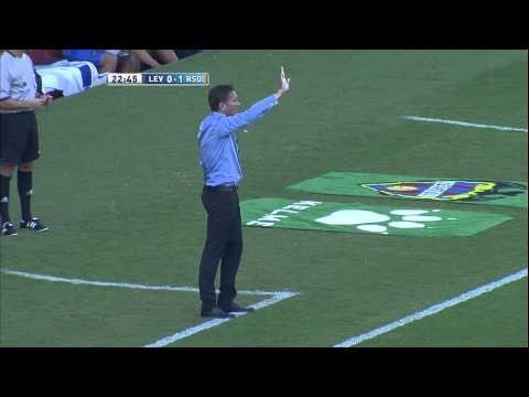 Jornada 5 : Gol de David Zurutuza en el Levante UD - Real Sociedad (0-1)