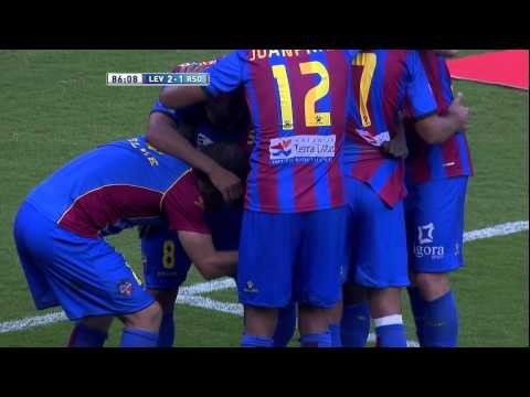 Jornada 5 : Gol de Martins en el Levante UD - Real Sociedad (2-1)