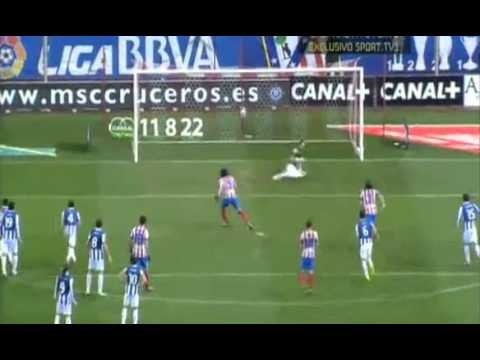 Falcao goal Atletico Madrid vs Espanyol 1:0 24/02/2013