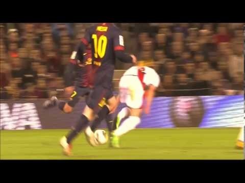 Gol David Villa FC Barcelona-Rayo Vallecano 1-0