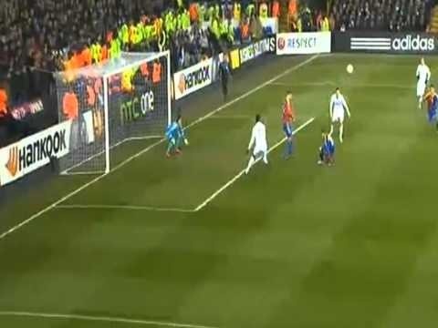 Emmanuel Adebayor Goal (Tottenham 1-2 Basel) 04.04.2013