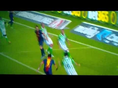 Alexis Sanchez Goal (Barcelona 1-1 Real Betis) 05.05.2013
