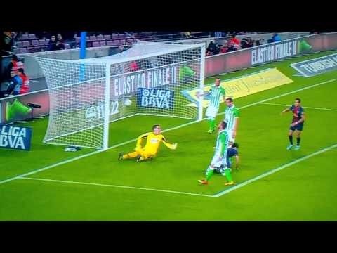 David Villa Goal (Barcelona 2-2 Real Betis) 05.05.2013