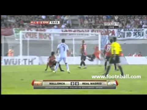 Mallorca vs Real Madrid- First Half Highlights 29/8/2010