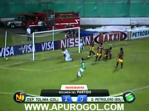 Deportes Tolima vs Oriente Petrolero 2-0 (2-1) Copa Sudamericana 2010 Segunda Fase VUELTA