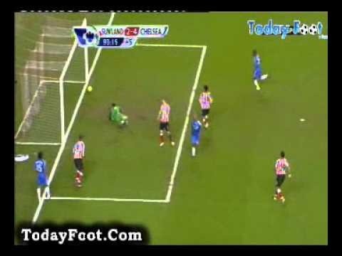Sunderland 2-4 Chelsea (Anelka) 01 02 2011