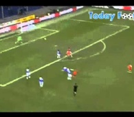 Sampdoria 0-1 Cagliari (Nainggolan) 02 02 2011