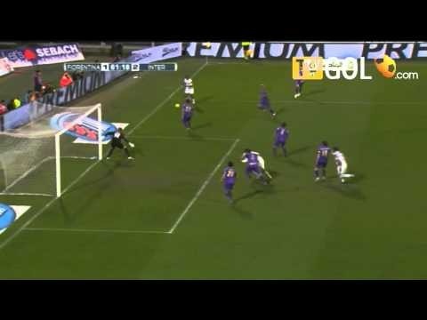Fiorentina 1-2 Inter - Pazzini 61'