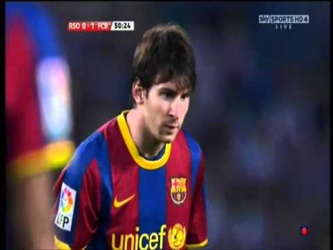 Laser to Messi (free kick)