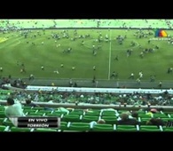 Balacera a las afueras del TSM - Santos vs Monarcas Morelia 0-0 Futbol Mexicano [20/08/11]