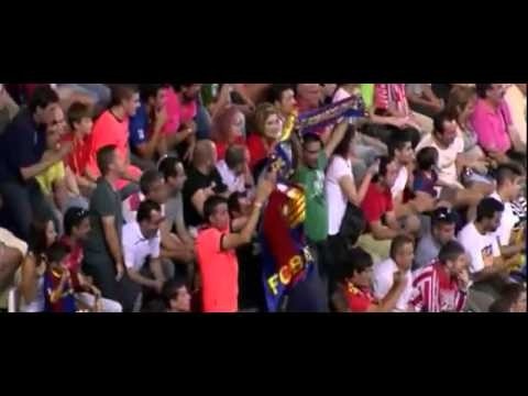 Sporting Gijon vs Barcelona 0-1 All Goals & Highlights Adriano Goal 2.10.2011