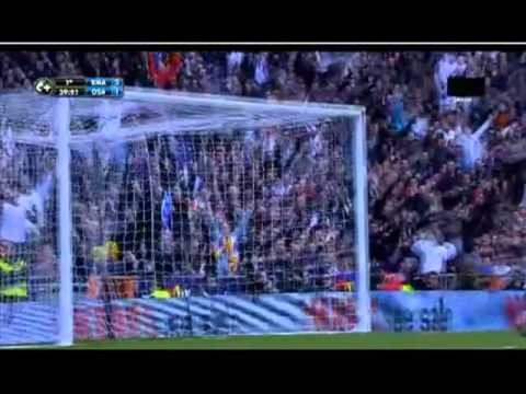 Real Madrid vs Osasuna Higuain Gol 06/11/12