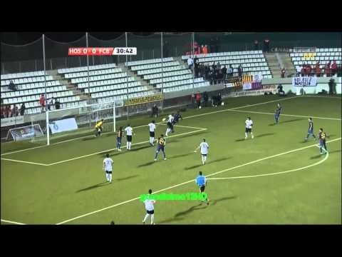 [HD]  CE L'Hospitalet vs FC Barcelona 0-1 Highlights and goals from Copa del Rey / 2011-11-09/10