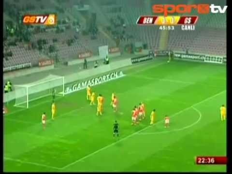 Benfica 2-0 Galatasaray 12.11.2011 Highlights / Özet