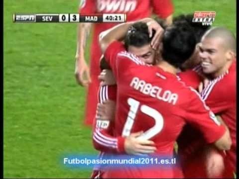 Sevilla 2 Real Madrid 6 Liga BBVA 2011-2 Los goles