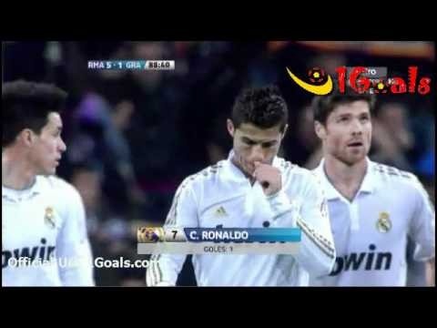 Real Madrid vs Granada 5-1 Cristiano Ronaldo Goal 7.1.2011 Spain Primera Liga
