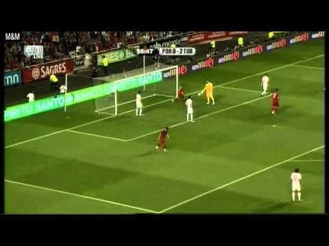Portugal vs Turkey 1-2 - Nani goal - highlights