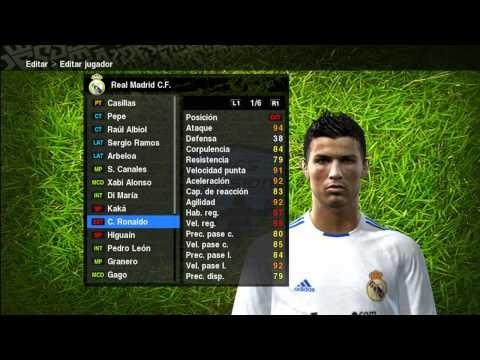PES 2010 ( Faces ) - Real Madrid 2010-2011 [HD]