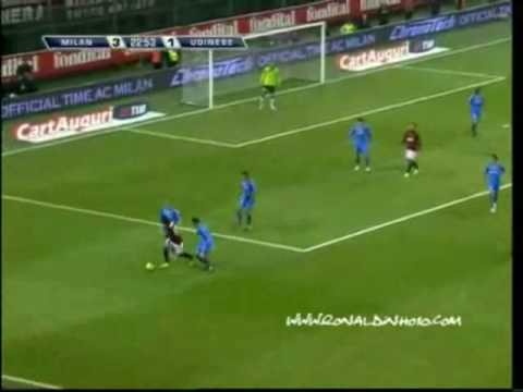 Ronaldinho compilation 2008�9 in MiLAN- skills - goal - tricks...dinho is back