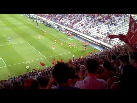 Celebración gol de Chando (Real Murcia - CD Lugo 
