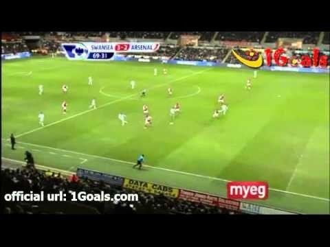Swansea 3 2 Arsenal   Graham Goal   Video