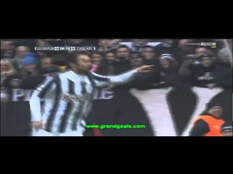 Juventus vs Cagliari 1 0 Goal Mirko Vucinic