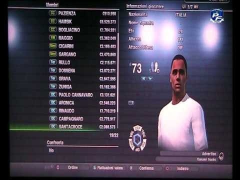 PES 2011 - Beta Master League Online - Serie A Faces! - Part 2