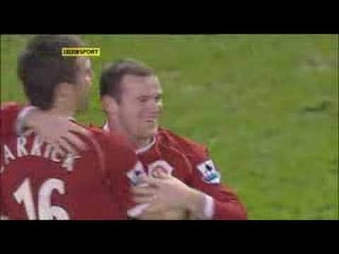 FA Cup: Rooney's 2nd Goal Against Portsmouth AWESOME