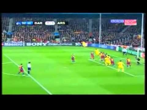 Barcelona vs Arsenal 3-1 Champions League HIGHLIGHTS 2010-2011 - [3/8/2011]