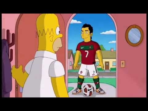 Homer Simpson VS C. Ronaldo !!!