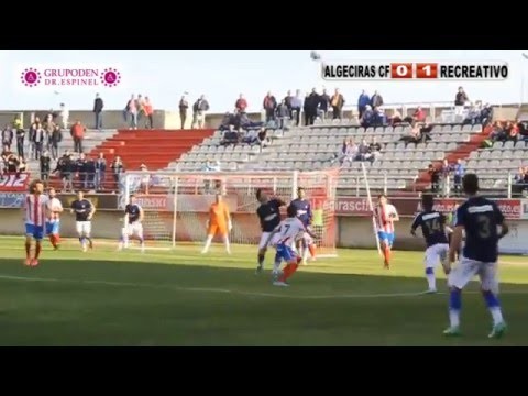 Un gol de Dani Molina y la defensa elevan al Recre en Algeciras (0-1)