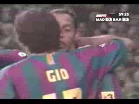Gol de Ronaldinho contra Real Madrid (1) con Narracion ESPN