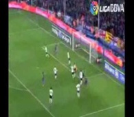 FC Barcelona 3 - Valencia 0. Goles de Messi - Cancion de Messi -  El Pie de Oro Llego 