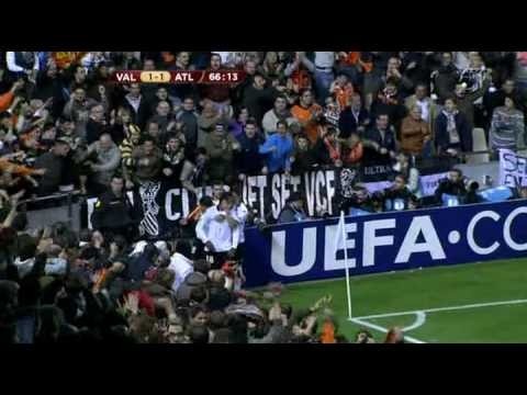Gol Manuel Fernandes - Valencia 2 - 2 Atletico (Cuartos de Final UEFA Europa League)
