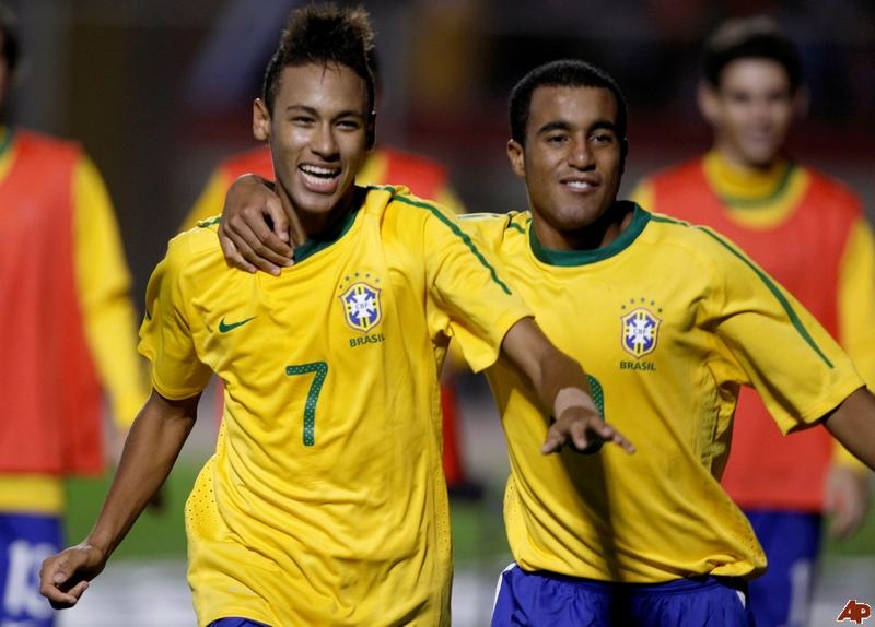 Neymar y Lucas