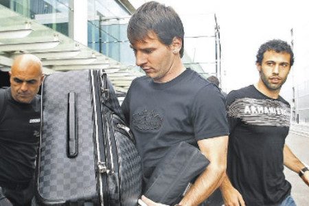 Messi ya se encuentra en Argentina 