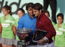 Nadal y Federer se proclamaron admiración mutua