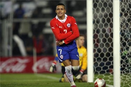 Alexis goleó con Chile antes de venir al Barça