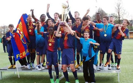 El Infantil A del Barça gana un torneo en Suecia