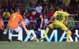 Messi jugó todo el partido en Villarreal 