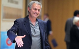 Mourinho, bromeando ante las cámaras en el Foro UEFA de Entrenadores