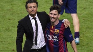 El abrazo de Messi y Luis Enrique en la final de la Champions