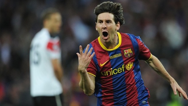 Lionel Messi fue el mejor jugador del Barça 