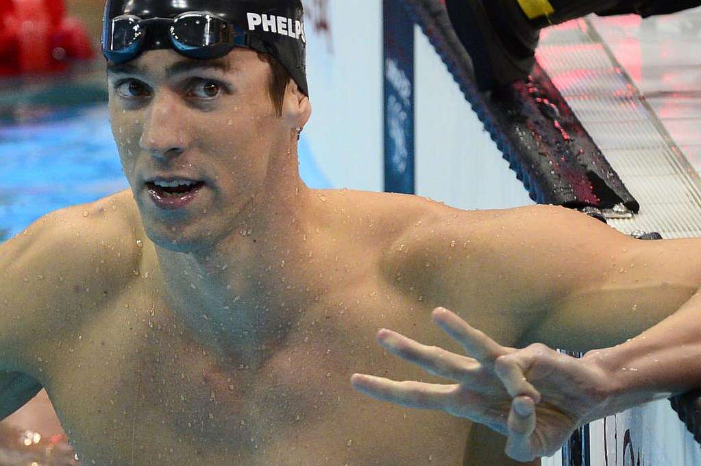 Michael Phelps medalla numero 20 